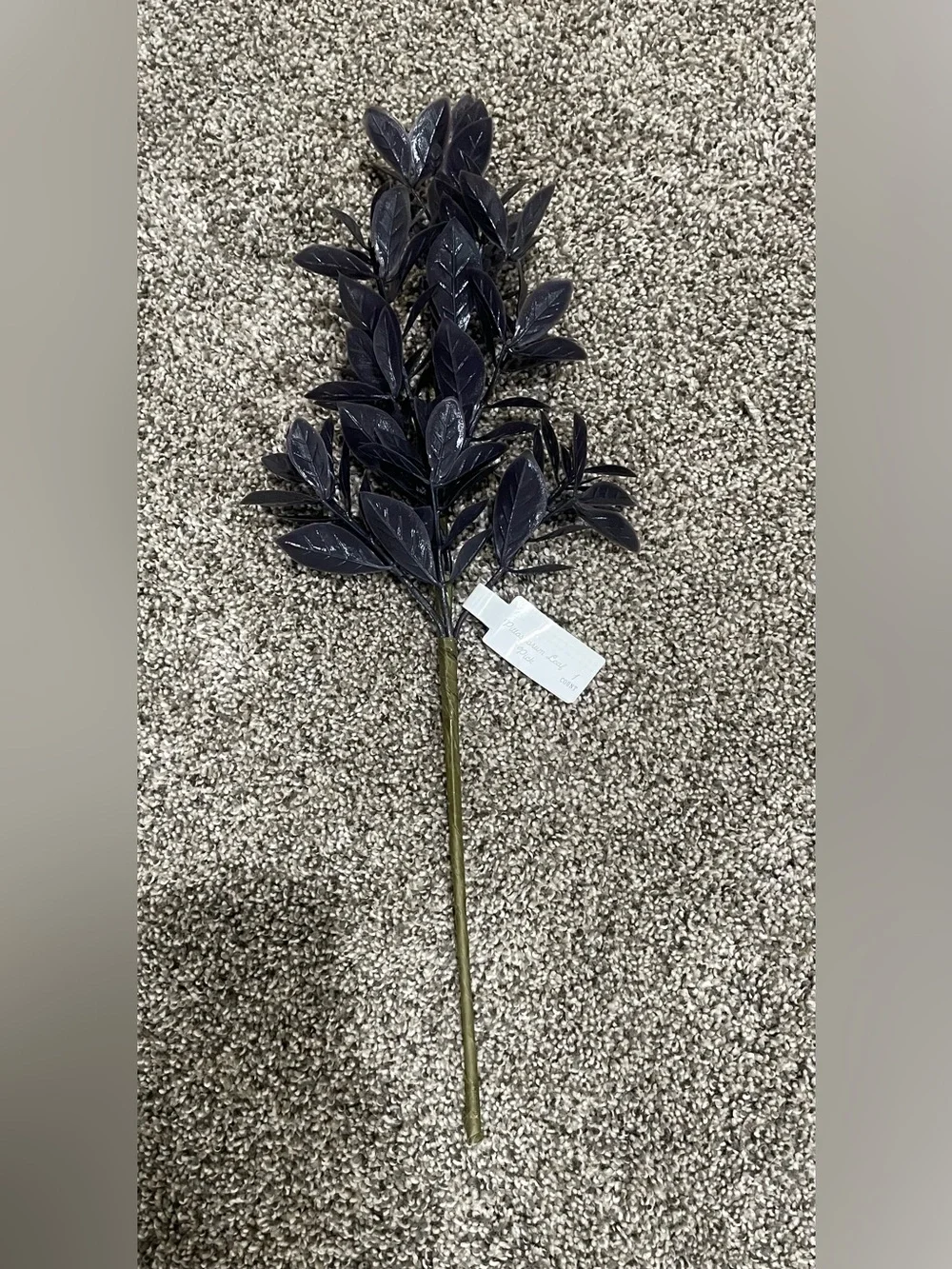 Target Faux Leaf Stem in Deep Purple